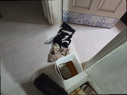 권선구 누수탐지 누수 배관 보수 후 압력검사를 진행하는 모습