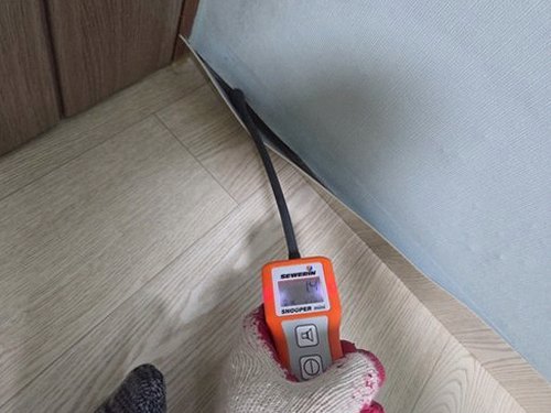 권선구 누수탐지 탑동 아파트 5층 거실 옆 세탁실 시공 후기 사진