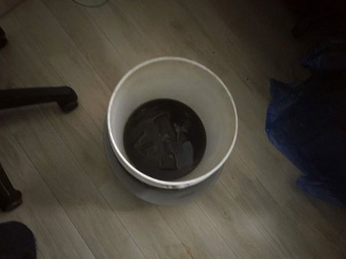 부산 중구 누수탐지 탐지 결과와 공압 검사 기록을 정리한 서류