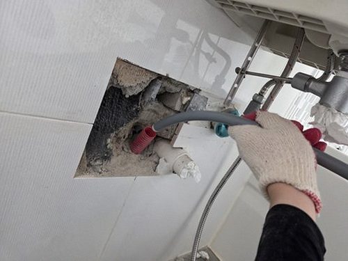 마포구 누수탐지 서교동 누수탐지 아파트 천장 얼룩과 계량기 변화 비교