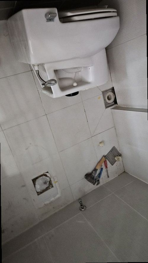강북구 누수탐지 인수동 빌라 4층 복도 옆 화장실 시공 후기 사진