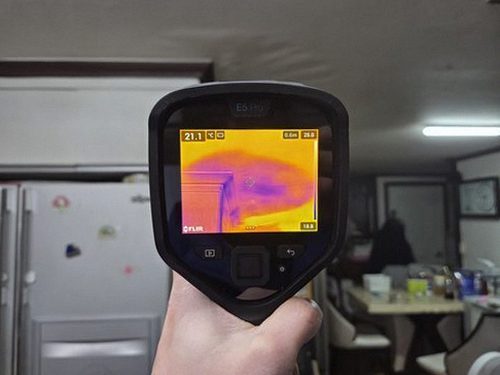 상록구 누수탐지 아래층 벽과 천장의 물자국 및 누수 점검 위치