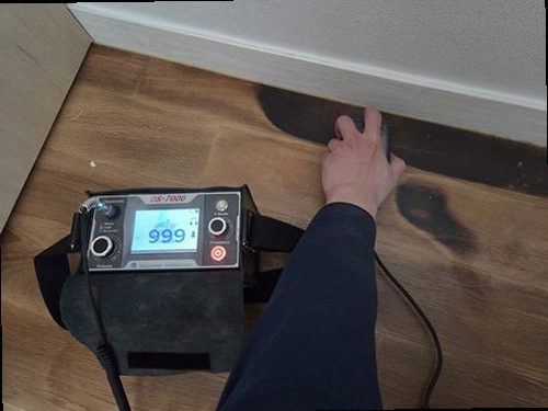 상록구 누수탐지 배관 압력 검사와 누수 보수 후 건조를 진행하는 현장