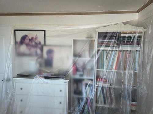 연수구 누수탐지 동춘동 아파트 6층 발코니 배수구 주변 시공 후기 사진
