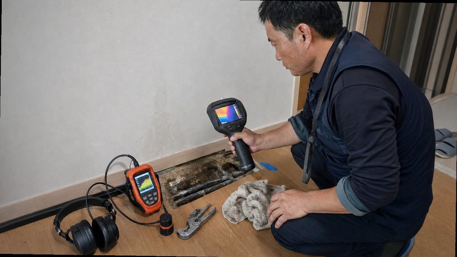 일산동구 누수탐지 현장 작업 일산동구 누수탐지 현장 작업