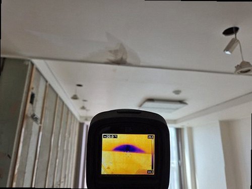 과천 누수탐지 열화상 카메라와 청음탐지기를 활용한 누수 위치 확인