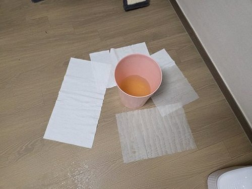 기흥구 누수탐지 청덕동 아파트 15층 거실 바닥 시공 후기 사진