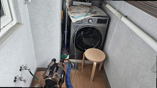양주 누수탐지 장흥면 연립주택 2층 베란다 외벽 시공 후기 사진
