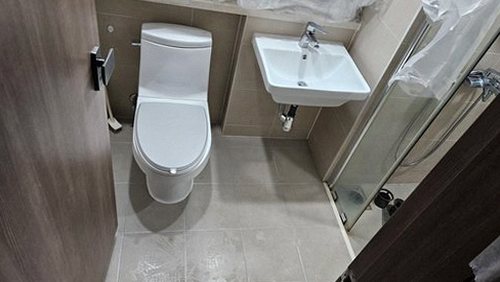양주 누수탐지 만송동 누수탐지 아파트 욕실 천장 얼룩 처치 전후