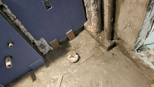 여주 누수탐지 공압 검사와 청음 탐지 장비를 이용한 배관 점검 장면