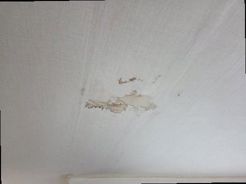 신사동 누수탐지 거실 천장 물자국과 수분 측정 과정을 확인하는 현장