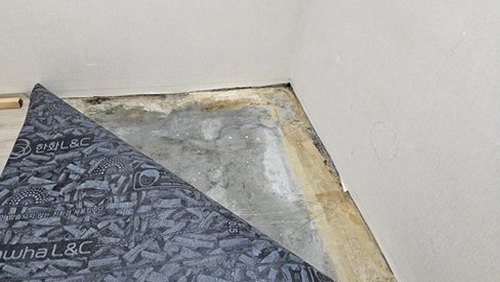 처인구 누수탐지 포곡읍 둔전리 단독주택 거실 바닥 시공 후기 사진