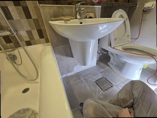 양천구 누수탐지 신정동 빌라 2층 욕실 문턱 시공 후기 사진