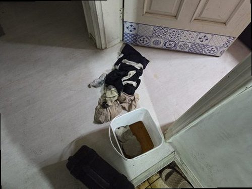 대전 중구 누수탐지 배관 보수 후 건조와 마감 복구가 진행된 베란다