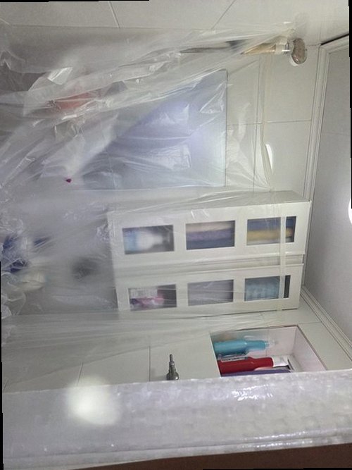 대전 동구 누수탐지 주방 천장 물고임과 싱크대 주변 누수 흔적을 확인하는 현장