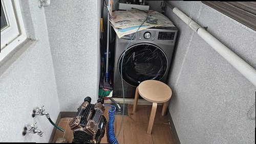 일산서구 누수탐지 일산동 누수탐지 누수흔적발견 베란다 물자국의 원인과 확인법