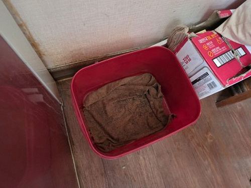 연제구 누수탐지 수영동 빌라 2층 거실 바닥 시공 후기 사진