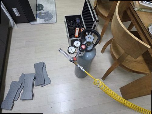 의왕 누수탐지 천장 얼룩과 바닥 습기를 확인하는 누수 현장