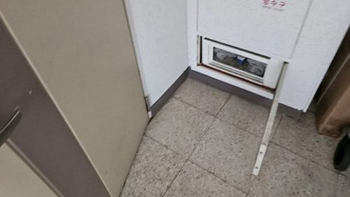 오정구 누수탐지 누수 흔적과 계량기 및 배관 경로를 비교하는 점검 장면