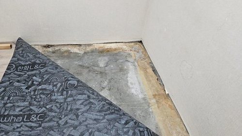 사하구 누수탐지 다대동 빌라 2층 세면대 벽면 시공 후기 사진