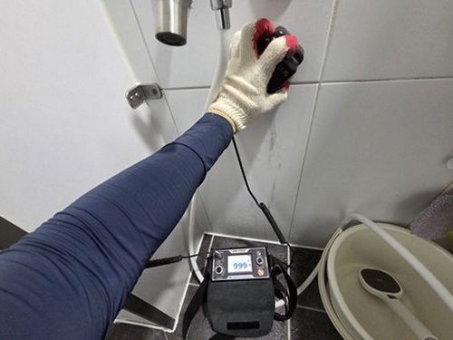 세곡동 오피스텔 10층 현관 벽면 시공 후기 사진
