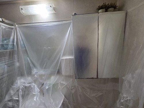 인수동 아파트 8층 거실 바닥 시공 후기 사진