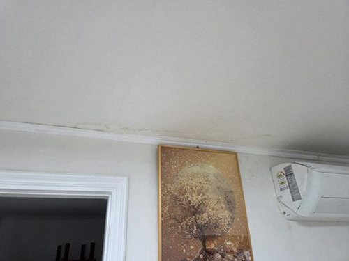 은천동 상가건물 1층 천장 조명 주변 시공 후기 사진