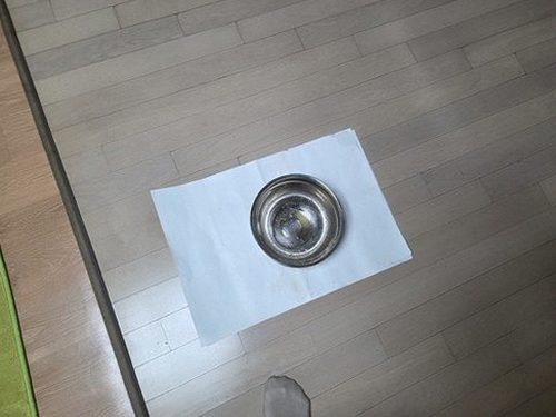 자양동 아파트 4층 거실 바닥 시공 후기 사진