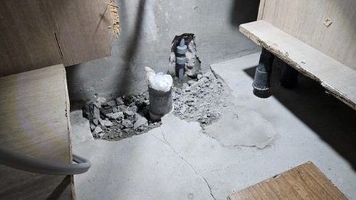 구로동 신축빌라 2층 욕실 앞 시공 후기 사진
