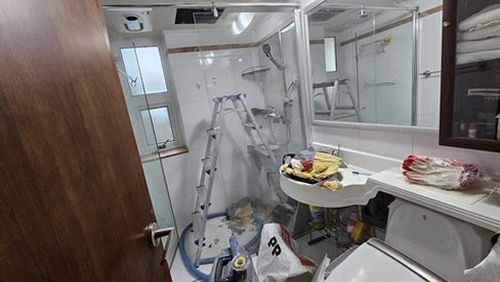 청량리동 상가건물 1층 매장 천장 시공 후기 사진