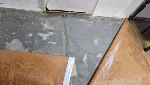 구수동 연립주택 4층 거실 천장 시공 후기 사진