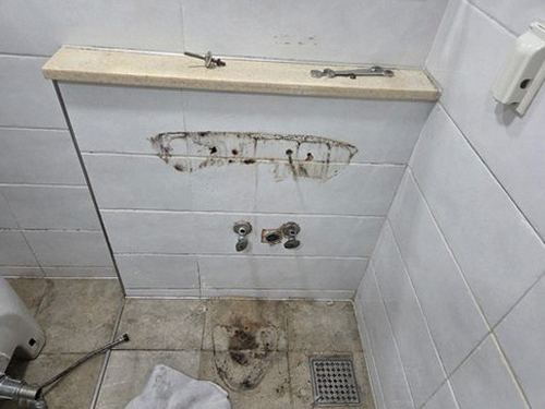 염리동 빌라 3층 욕실 앞 복도 시공 후기 사진