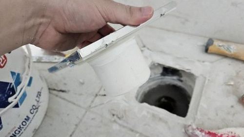 북아현동 빌라 3층 욕실 앞 시공 후기 사진