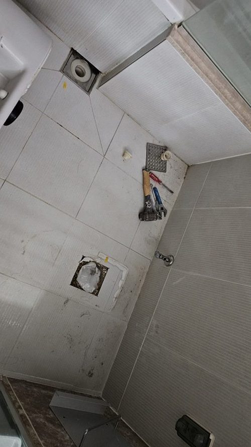 광희동 오피스텔 8층 욕실 앞 시공 후기 사진