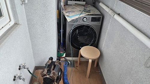 순화동 빌라 4층 베란다 수도관 시공 후기 사진