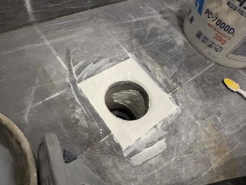 신당동 상가 2층 천장 조명 옆 시공 후기 사진