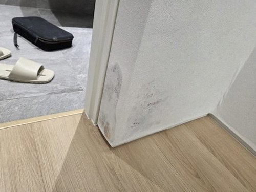 사근동 다가구주택 4층 거실 벽면 시공 후기 사진