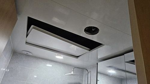 한강로동 상가 1층 주방 바닥 시공 후기 사진