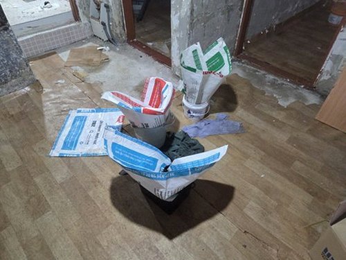 진관동 주상복합 15층 거실 천장 시공 후기 사진