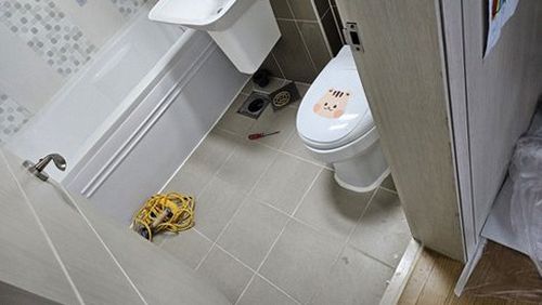 누하동 다가구주택 4층 욕실 앞 시공 후기 사진