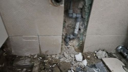 옥인동 빌라 2층 욕실 수납장 안쪽 시공 후기 사진