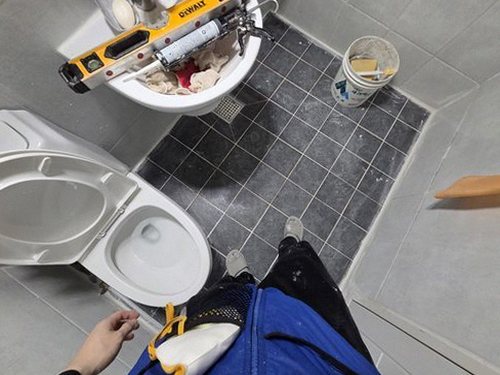 필운동 다가구주택 2층 화장실 시공 후기 사진