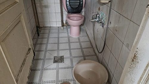 묵동 오피스텔 9층 욕실 천장 시공 후기 사진